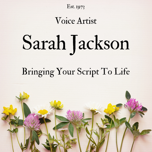 Sarah Jackson voice over artist